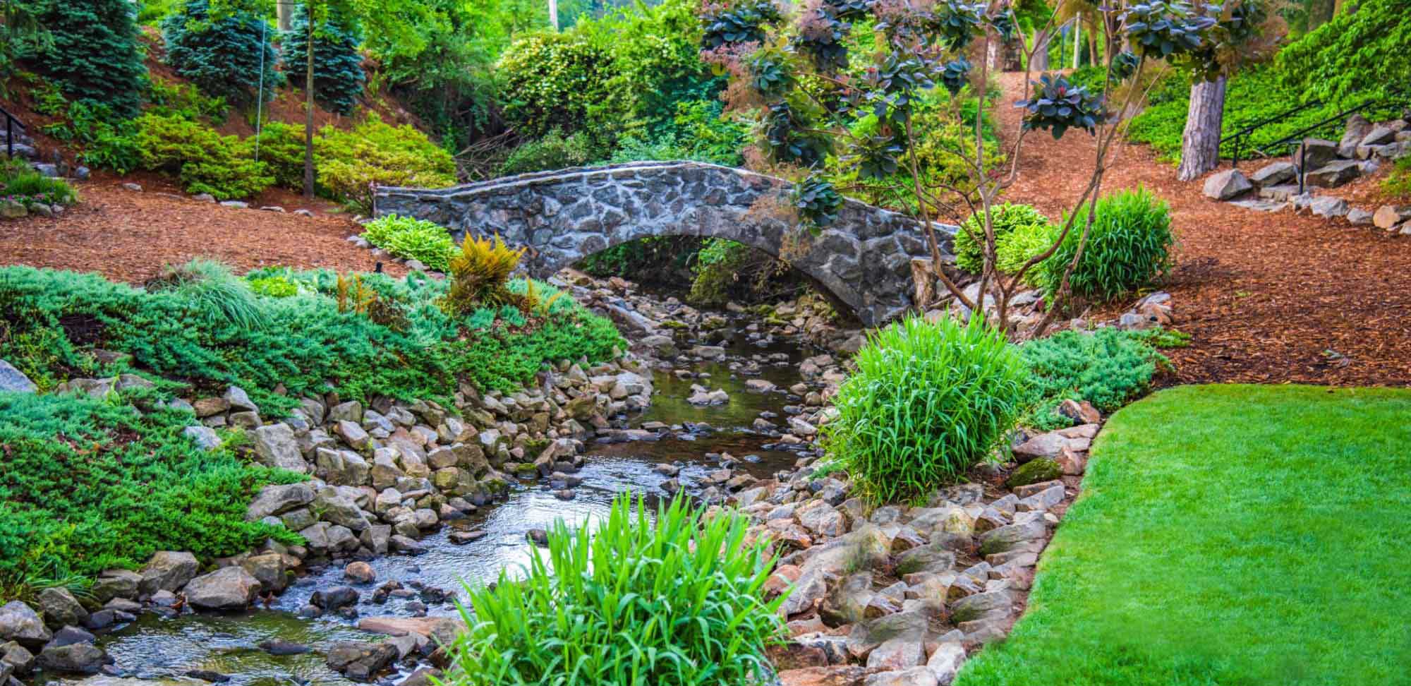 Falls Park in Greenville, South Carolina